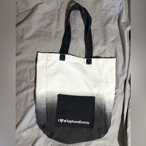 Sephora Black and White Gradient Tote Bag